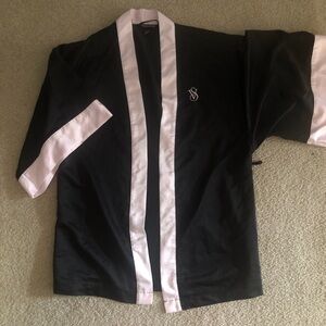 Victoria's Secret Black and Pink Robe